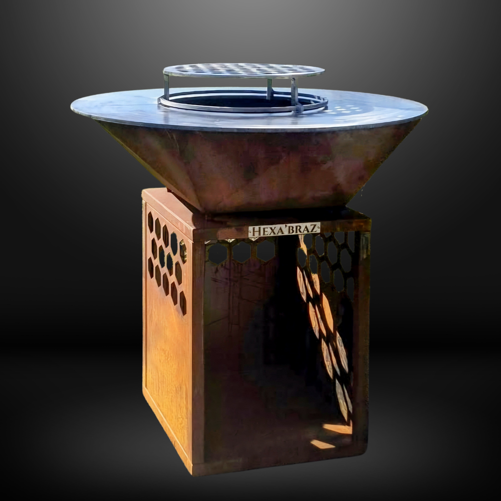 Brasero Hexa 80 Corten